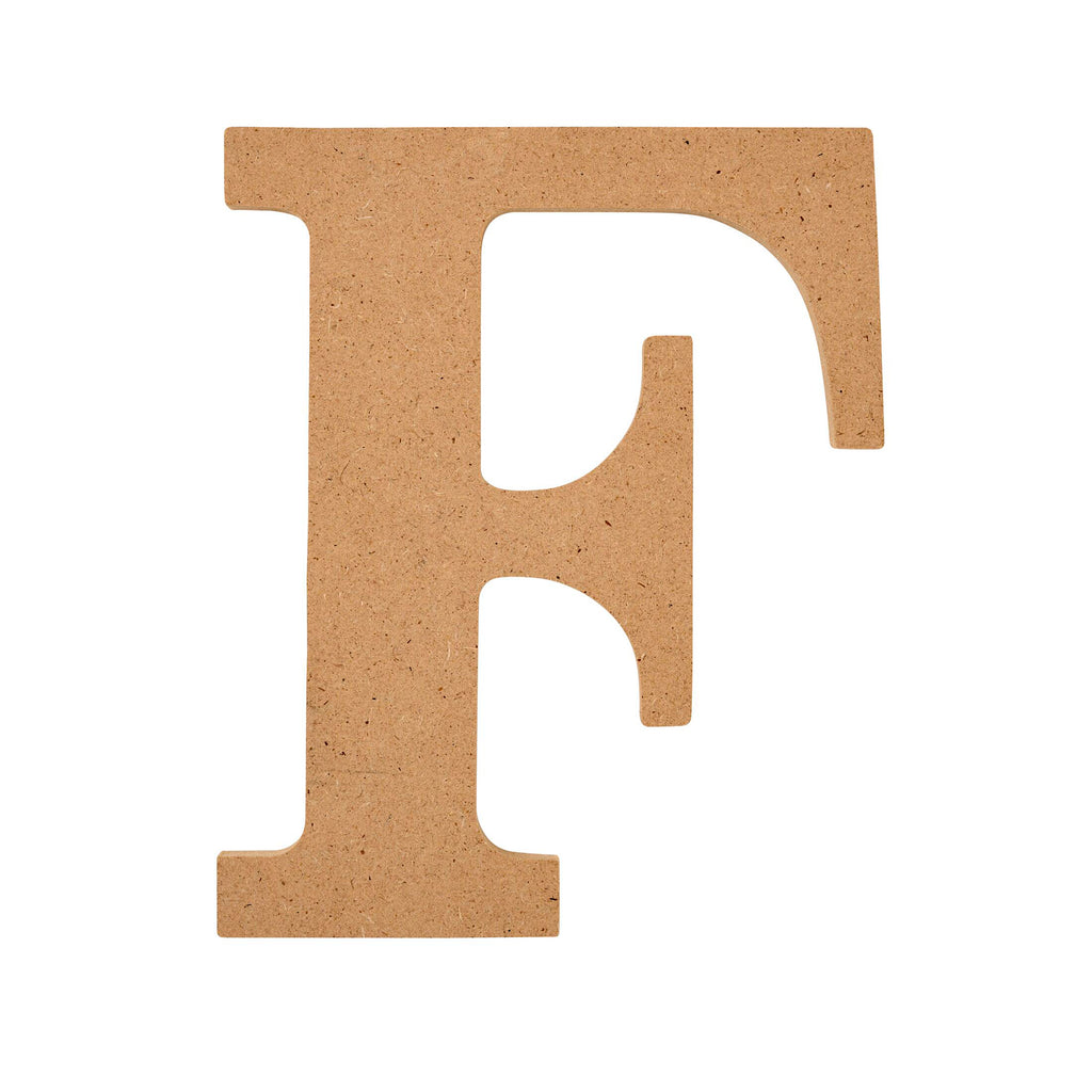 Plaid Mdf Letter F 5 Inch