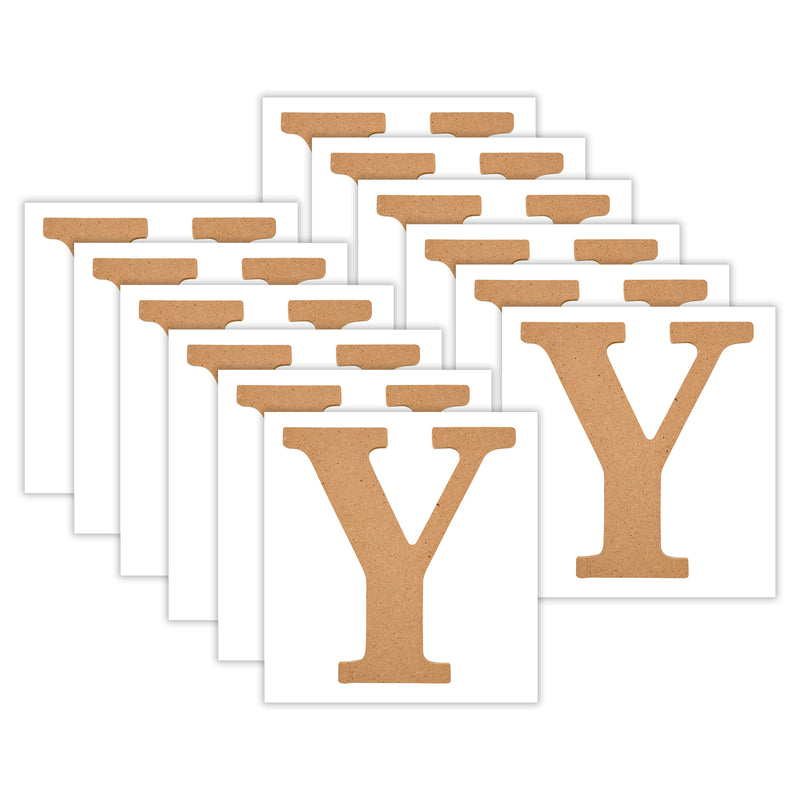 MDF Letter, Y, 5 Inch, Pack of 12