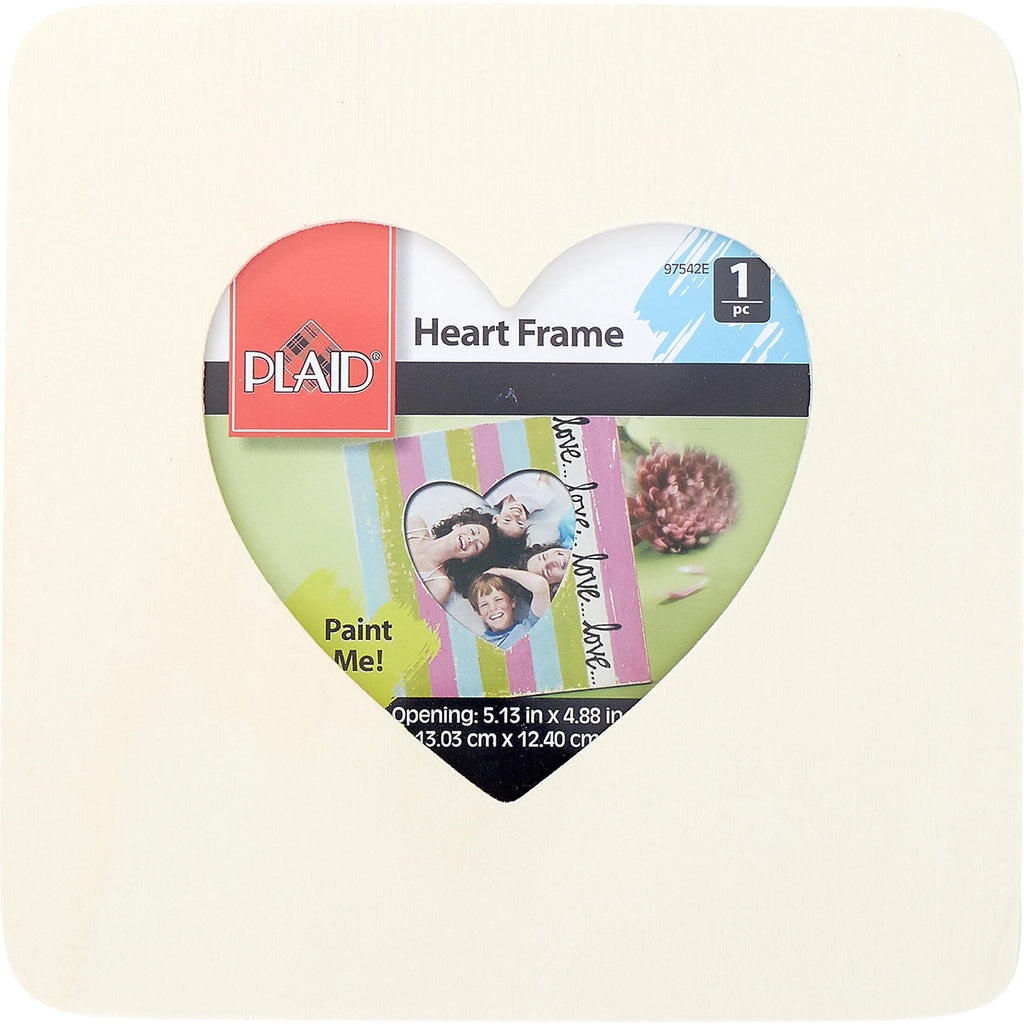 Plaid Heart Value Frame 75 X 75