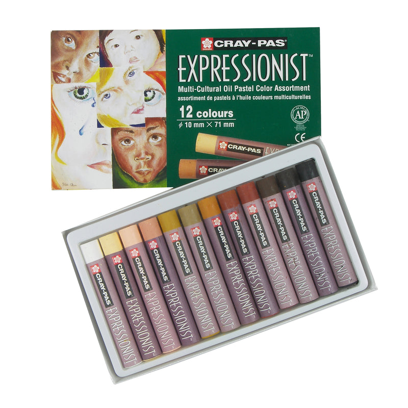 Oil Pastel Chalk 12 Colors Cultural Expressionist