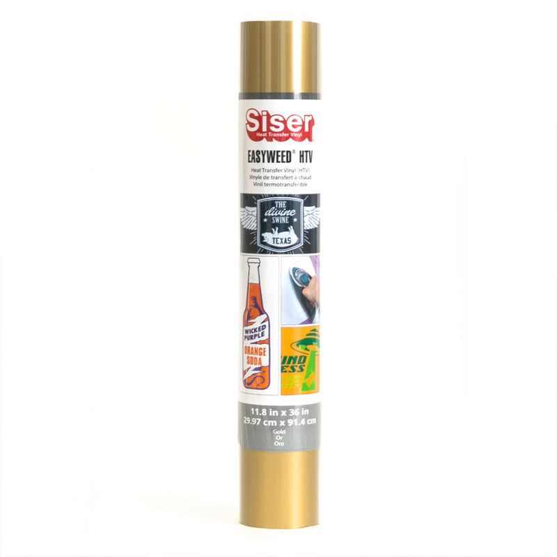 Easyweed HTV Heat Transfer Vinyl, 36", Gold