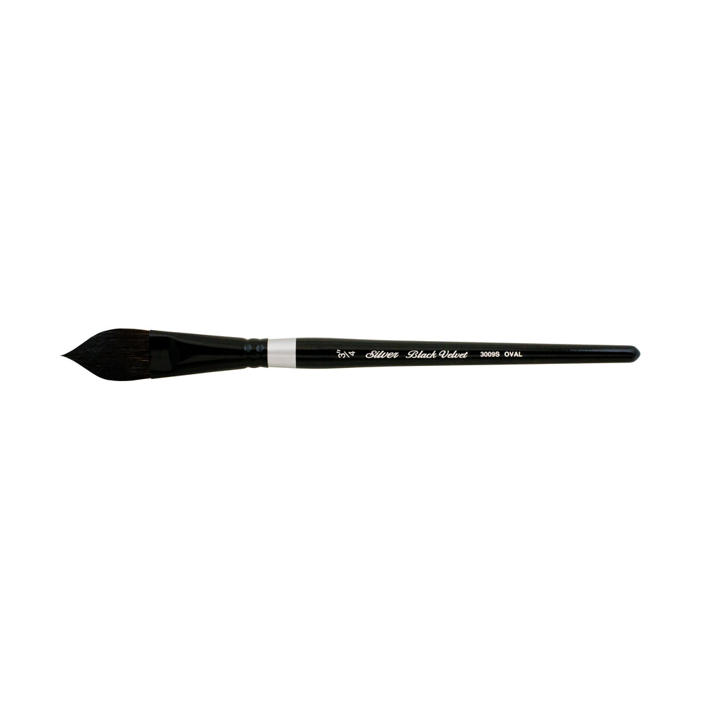 Black Velvet® Brush, Oval Wash, Size 3/4
