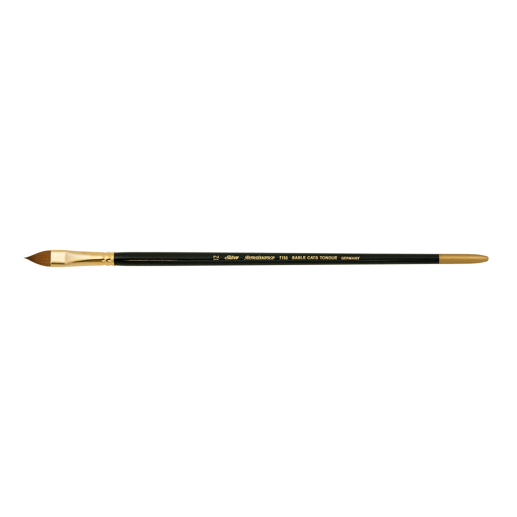 Renaissance® Cats Tongue Brush, Long Handle, Size 12