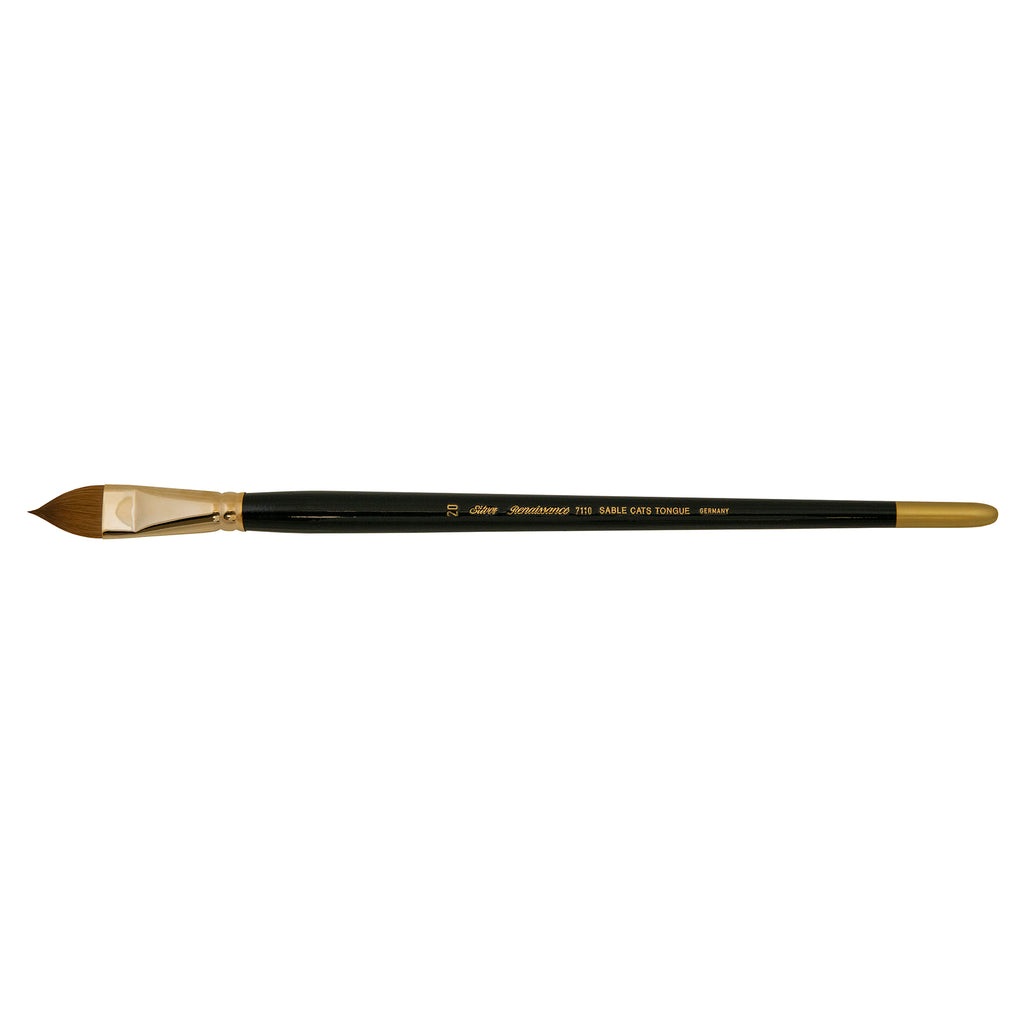 Renaissance® Cats Tongue Brush, Long Handle, Size 20