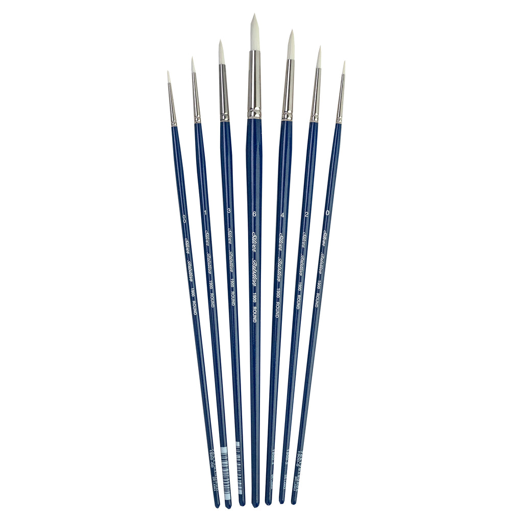 Bristlon Round Brushes, Set of 7