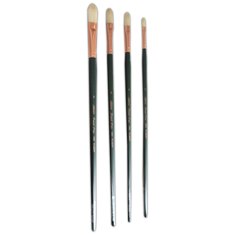 Grand Prix Even Filberts, 4 Brushes