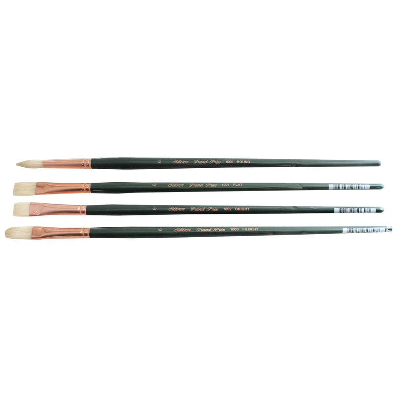 Grand Prix Size 6 Variety, 4 Brushes