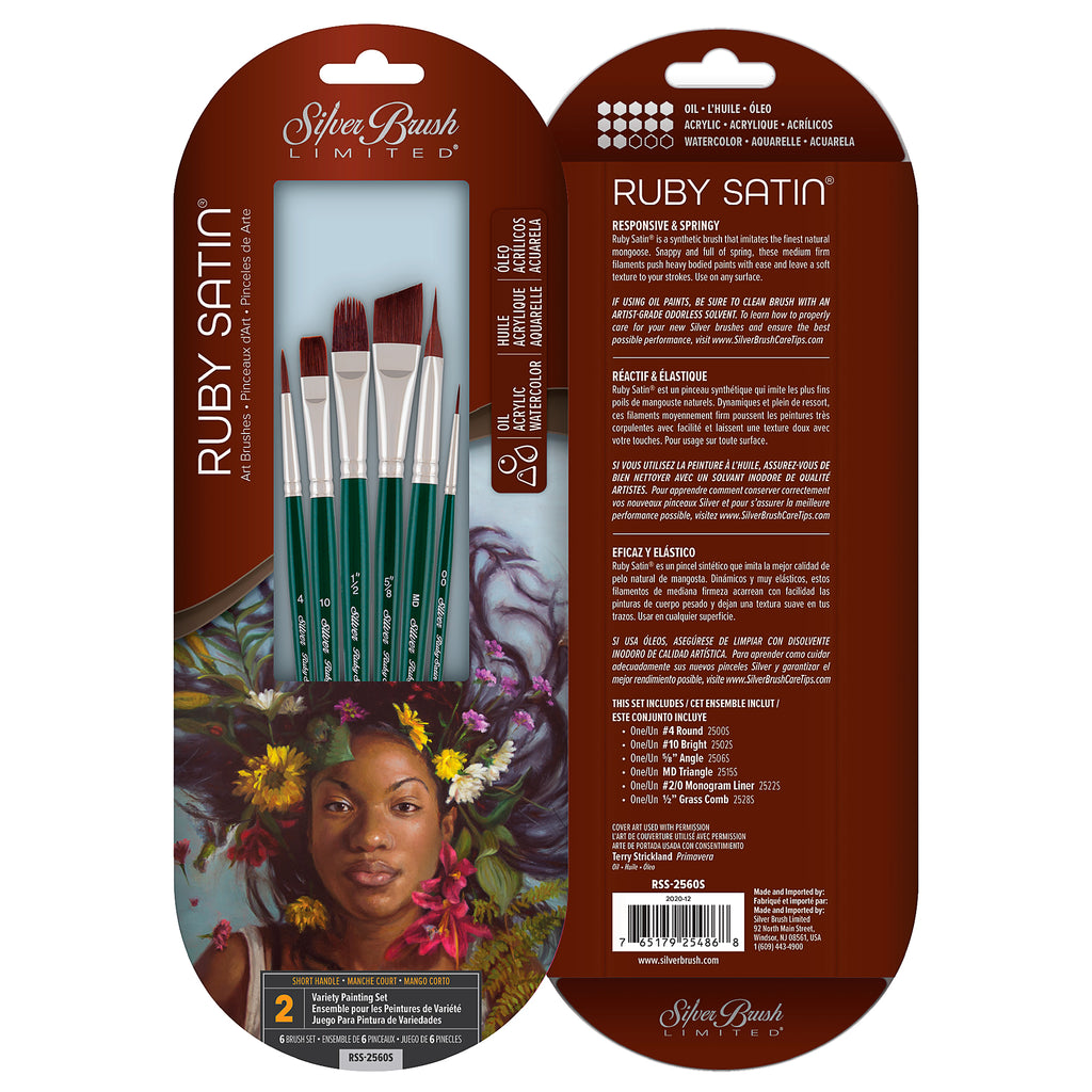 Ruby Satin® 6-Piece Starter SH Brush Set