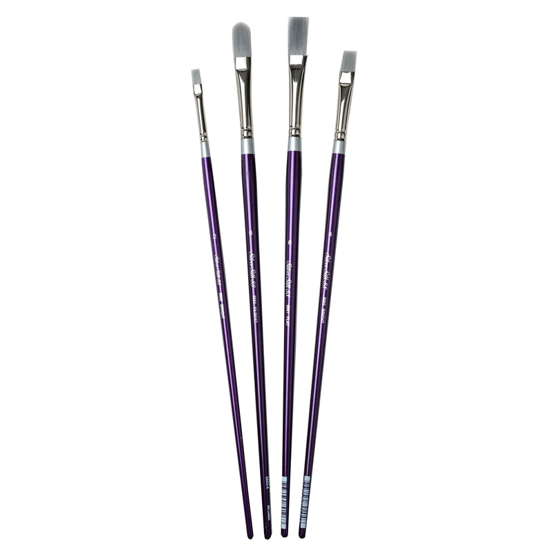 Silver Silk LH 4-Piece Brush Set