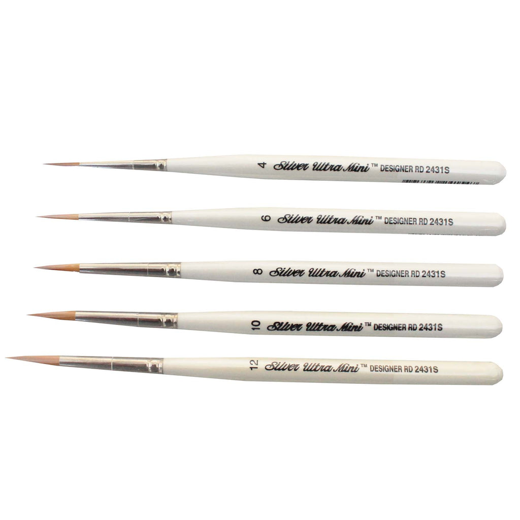 Ultra Mini Designer Rounds, 7 Brushes