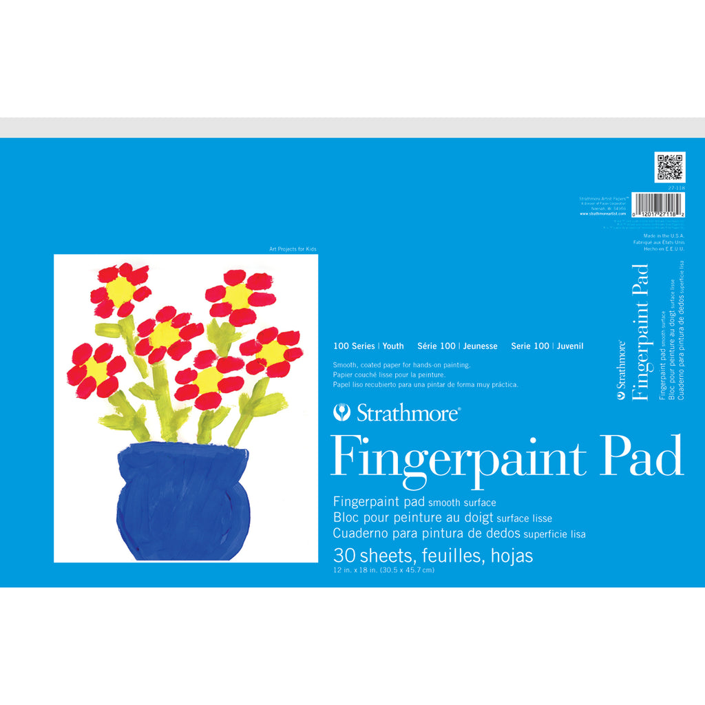 100 Series Fingerpaint Pad 12x18in 30 Sheets