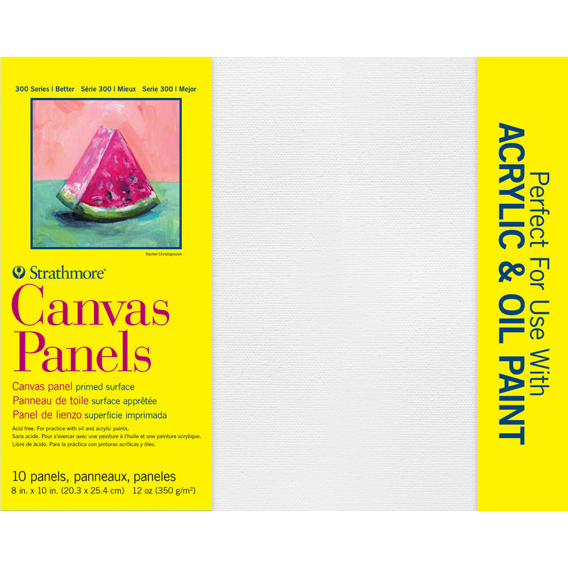 300 Series Canvas Panels, 10 Pack, 8x10 inch, 1 Count