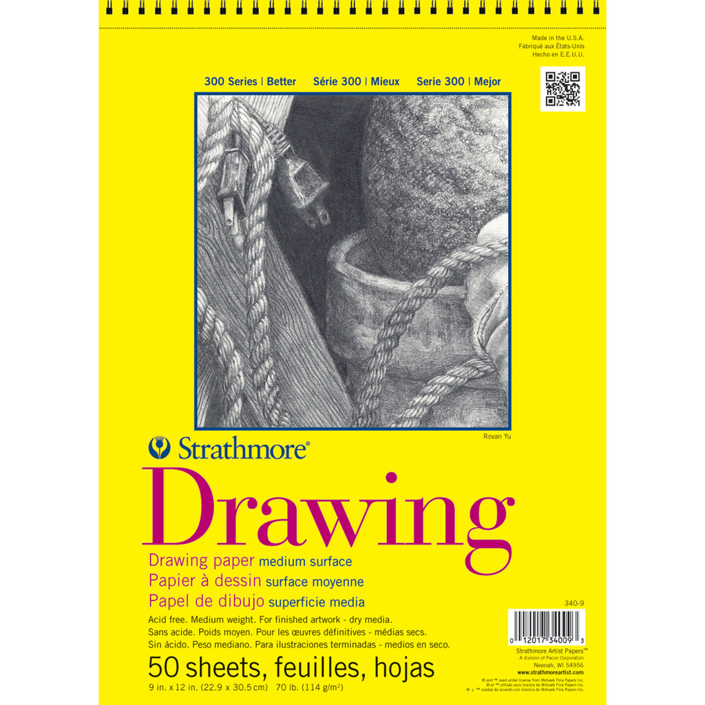 Drawing Pad Top 50 Sheet 9x12in 300 Series