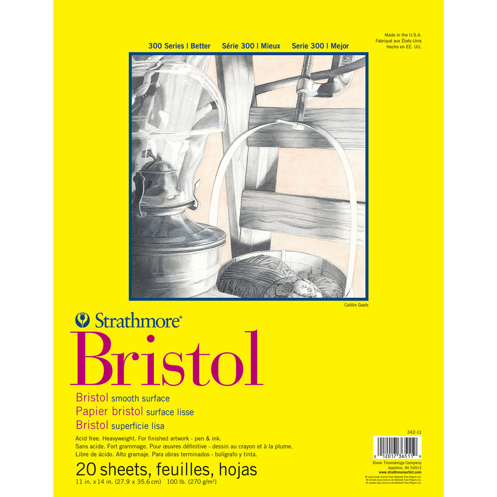 Bristol Smooth Tape 20 Shts 11x14in 300 Series