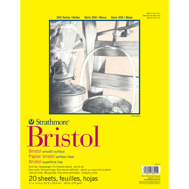 Bristol Smooth Tape 20 Shts 11x14in 300 Series