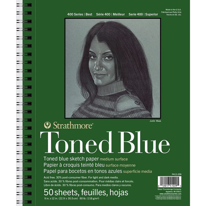 Sketch Pad 50shts 9x12in Blue Side 400 Series Recycled