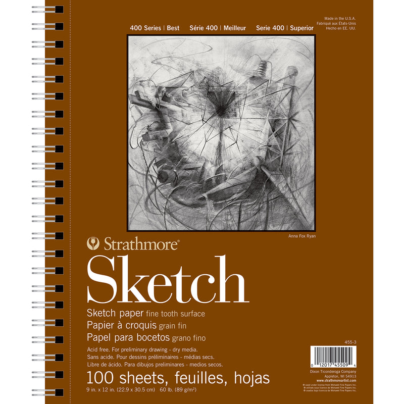 Sketch Pad 9x12in 100shts Side 400 Series