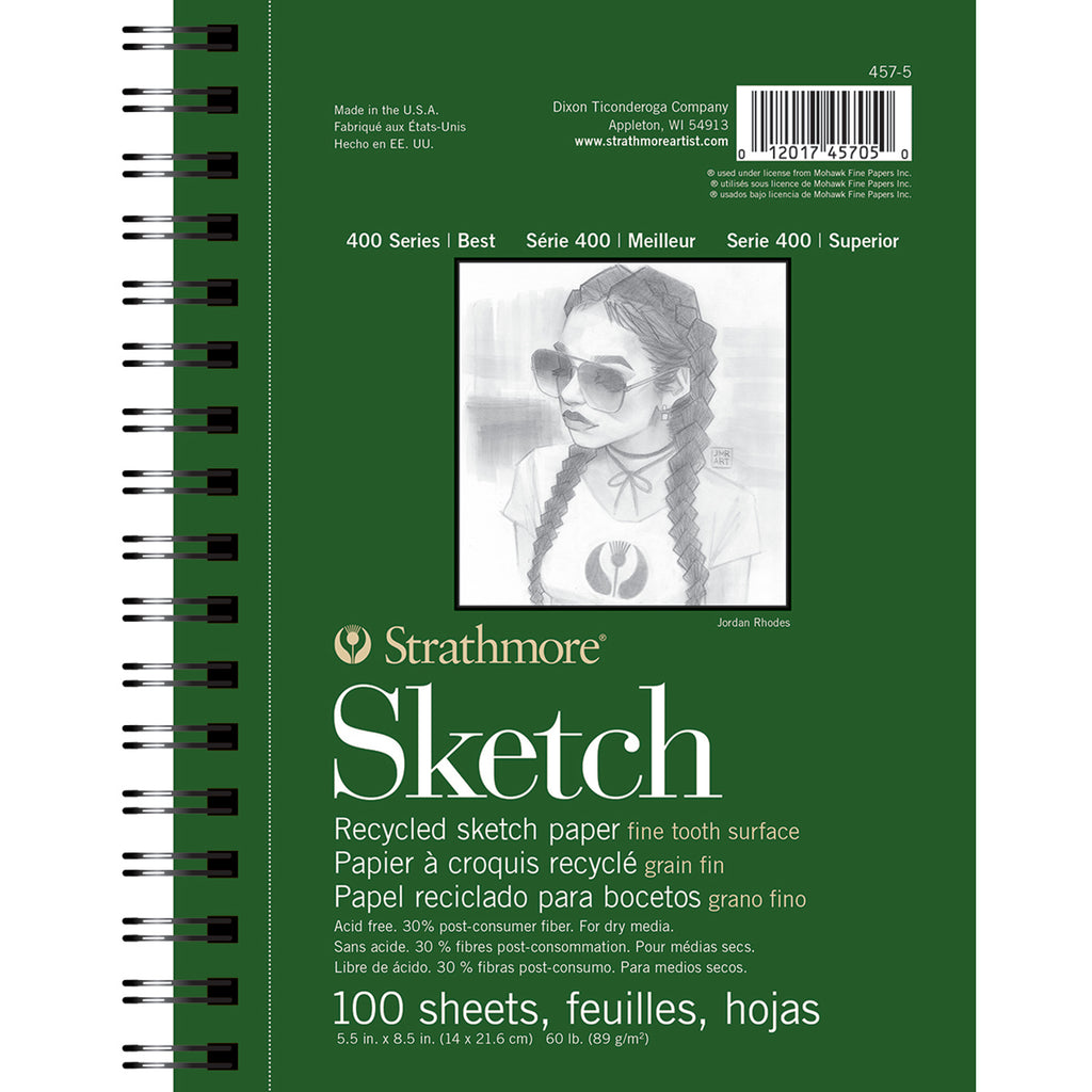 Sketch Pad 5.5x8.5in 100sht Recycle 400 Series Recycled