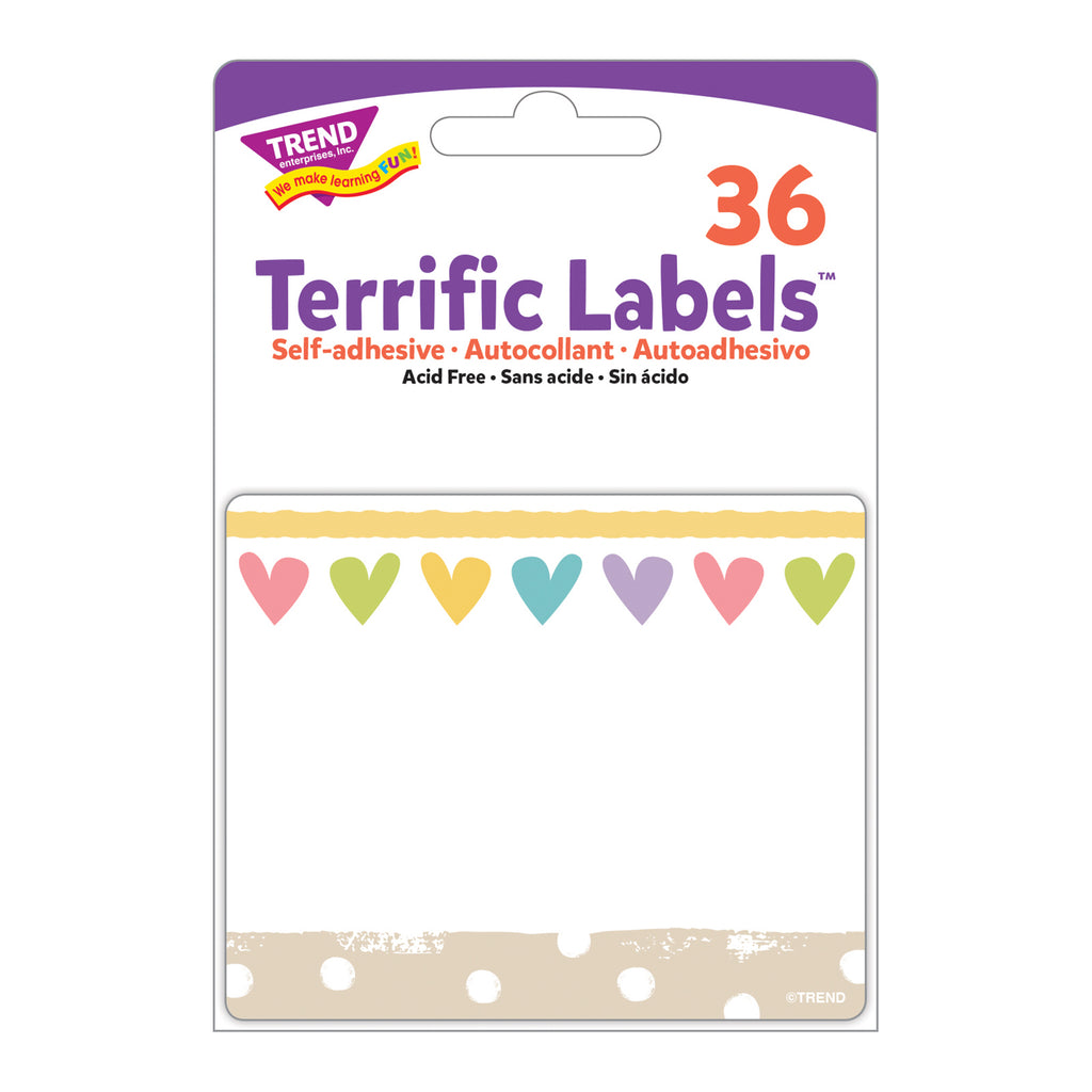 Take Heart Terrific Labels 36 Ct