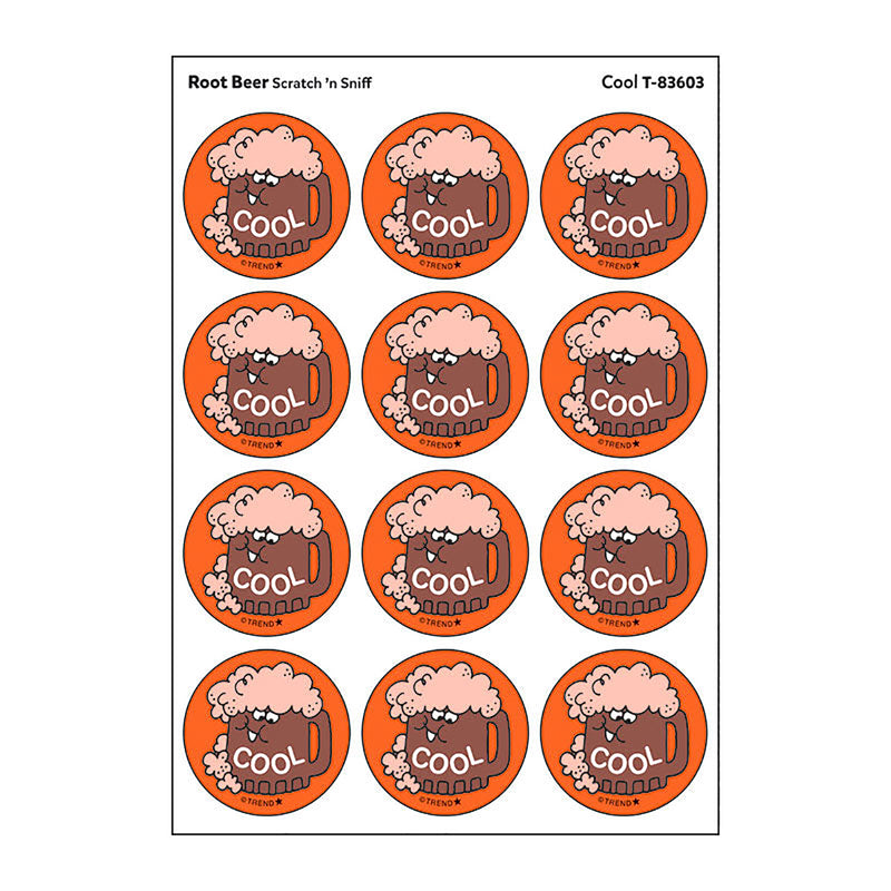 Stickers 24ct Cool Root Beer Scent