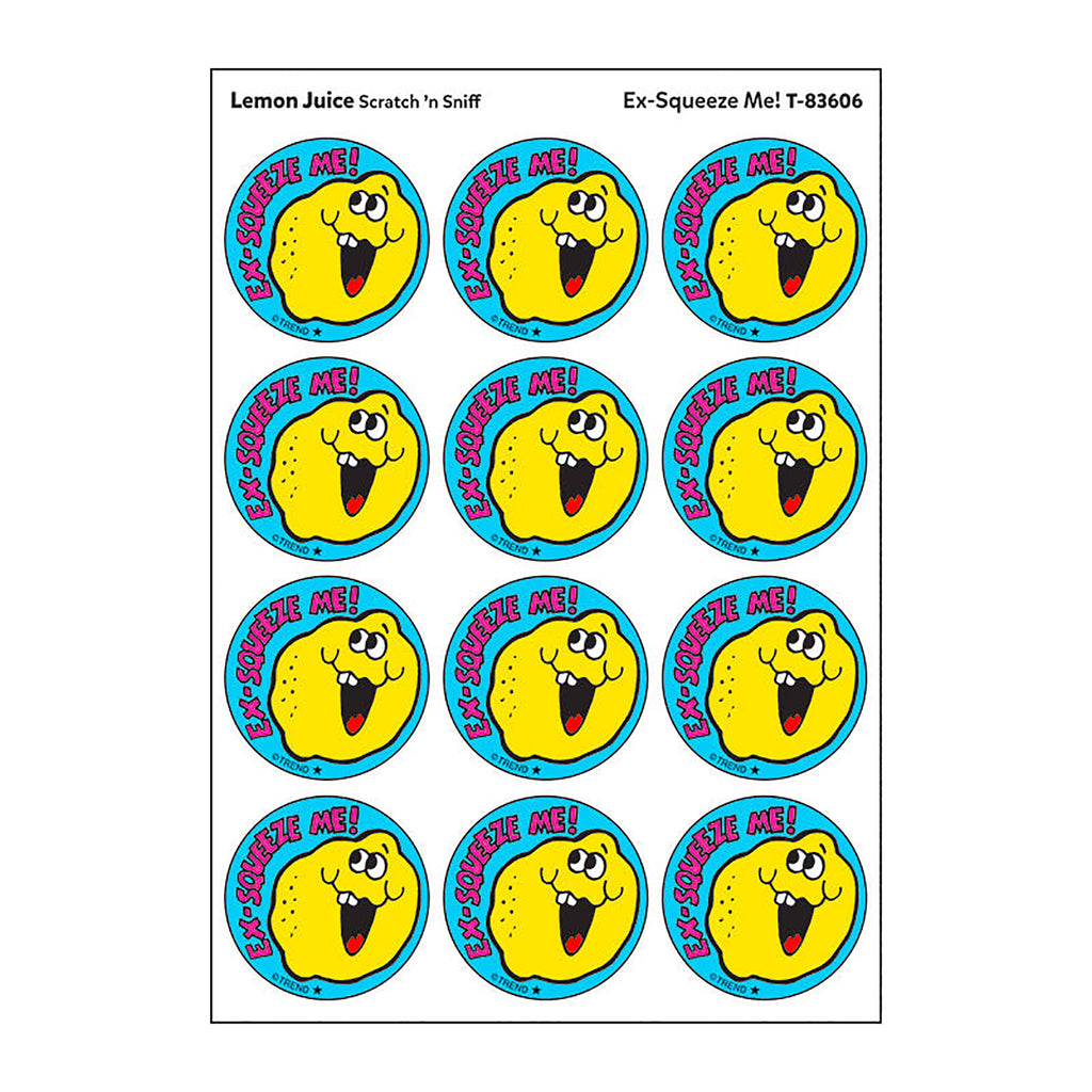 Stickers 24ct Ex Squeeze Me Lemon Juice Scent