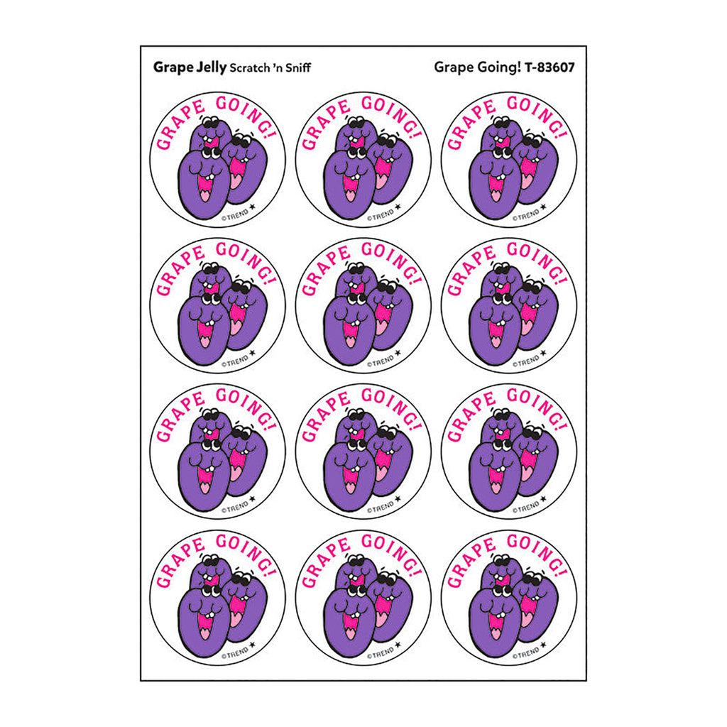Stickers 24ct Grape Going Grape Jelly Scent
