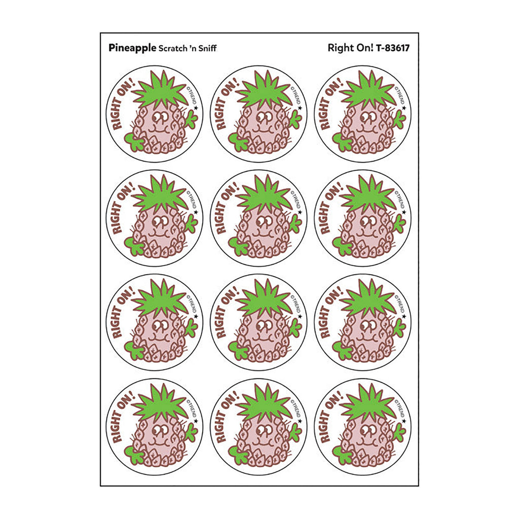 Stickers 24ct Right On Pineapple Scent