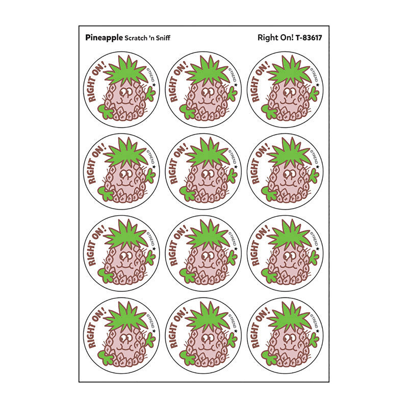 Stickers 24ct Right On Pineapple Scent