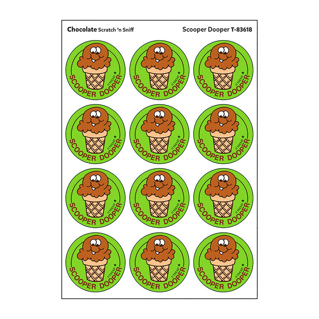 Stickers 24ct Scooper Dooper Choco Scent