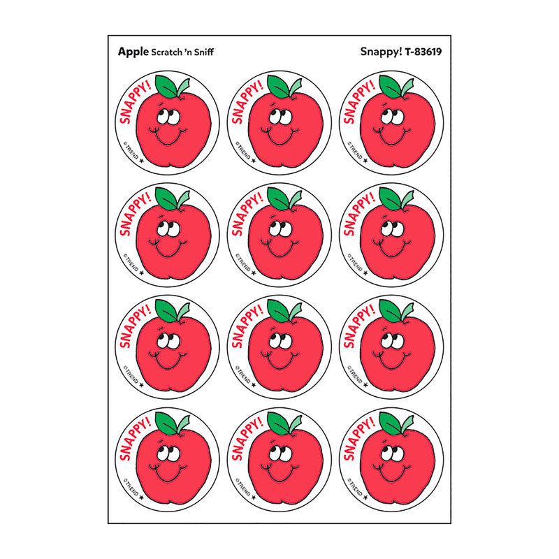 Stickers 24ct Snappy Apple Scent