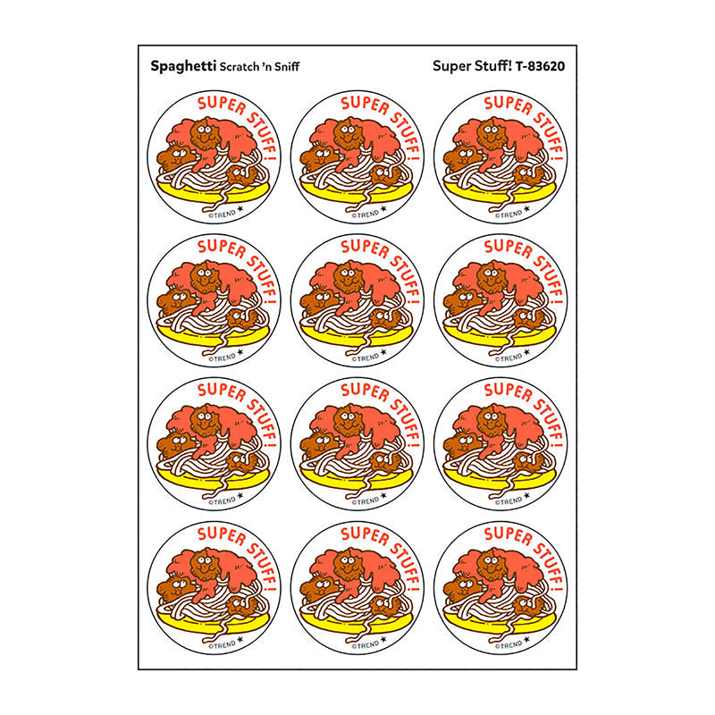 Stickers 24ct Super Stuff Spaghetti Scent