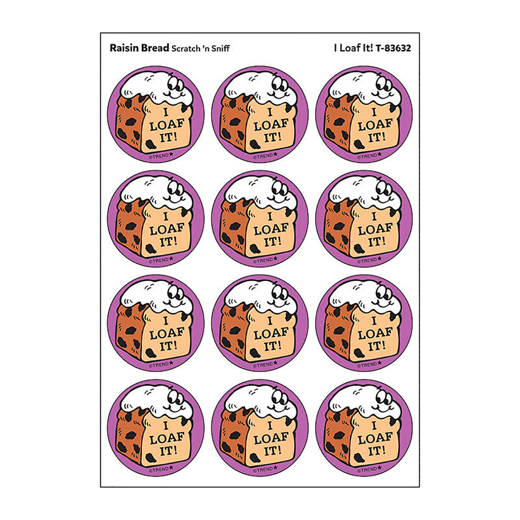 Stinky Stickers Raisin Bread Scent
