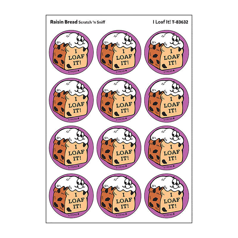 Stinky Stickers Raisin Bread Scent