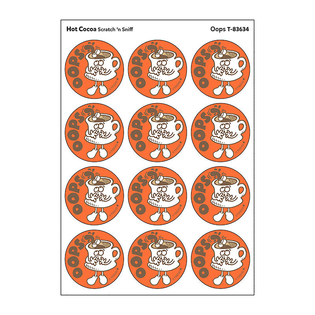 Stinky Stickers Oops Hot Cocoa Scen
