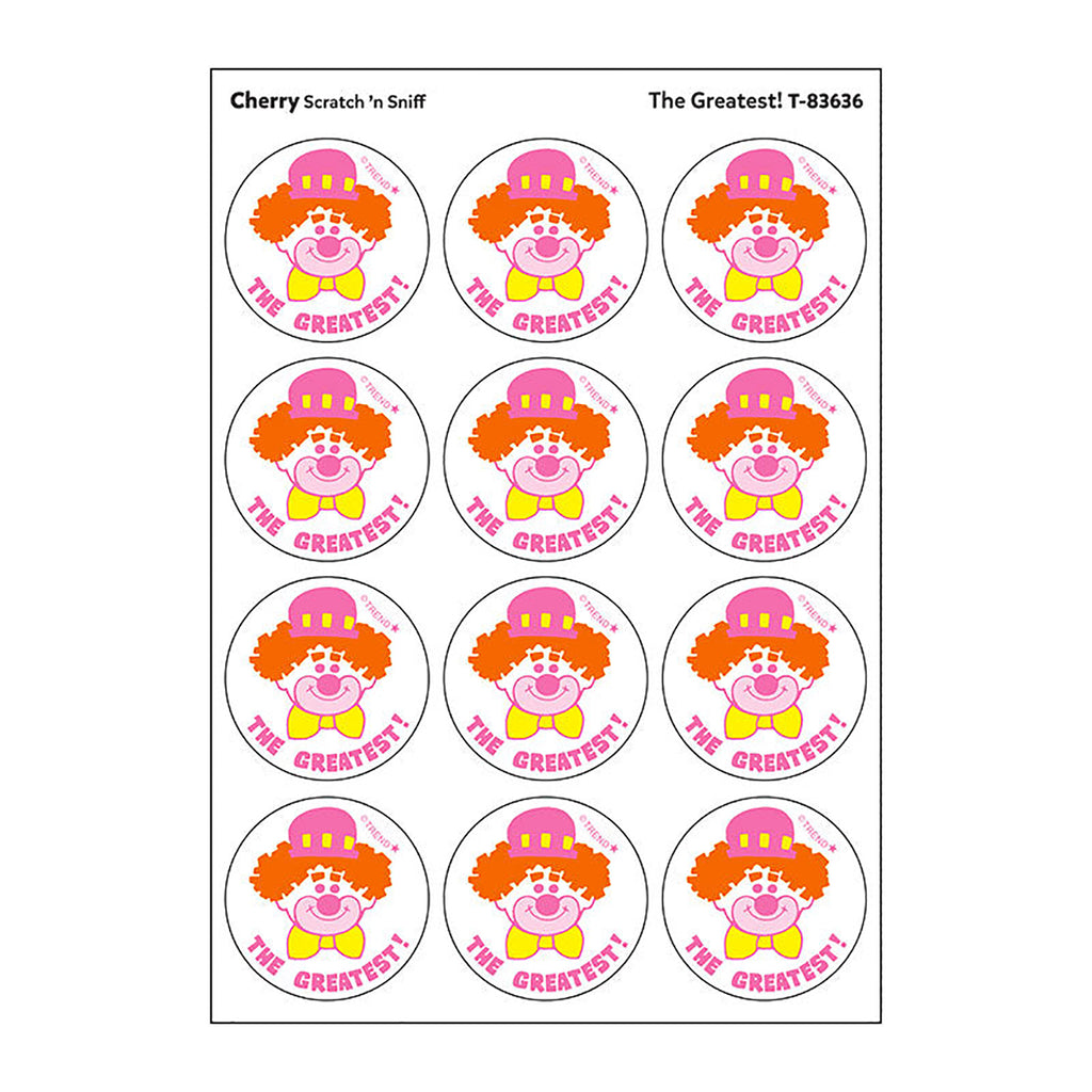 Stinky Stickers The Greatest Cherry Scent