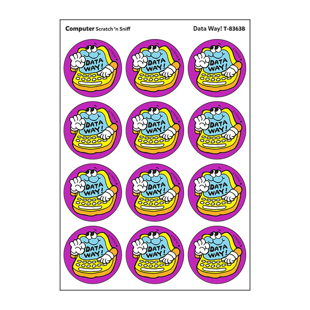 Stinky Stickers Computer Scent Data Way