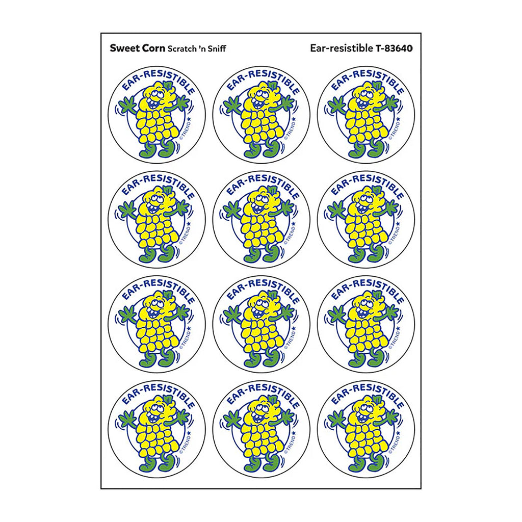 Stinky Stickers Sweet Corn Scent Ear-resistable
