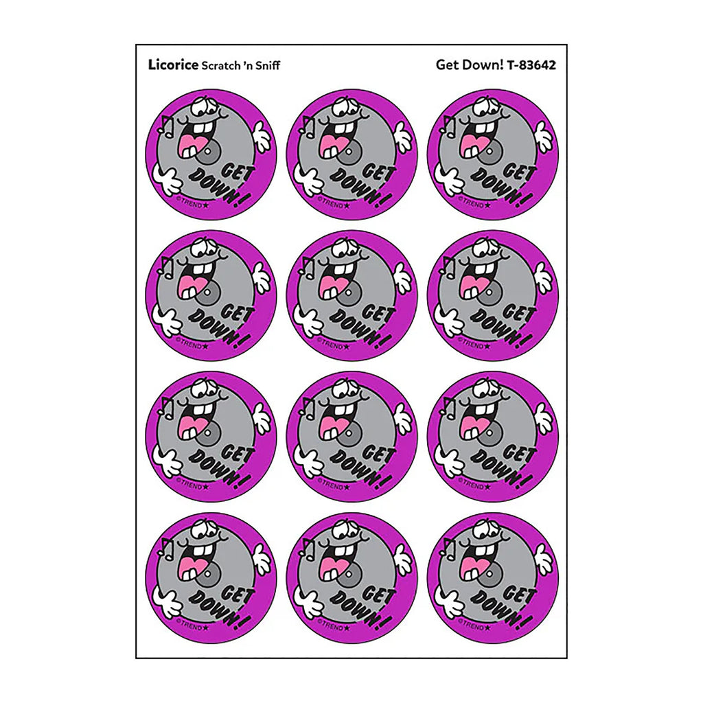 Stinky Stickers Licorice Scent Get Down