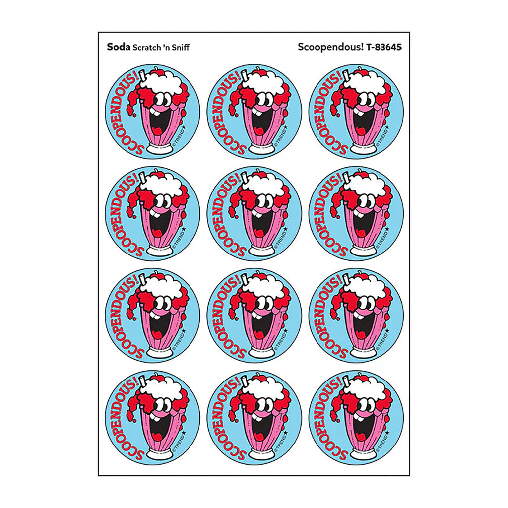 Stinky Stickers Soda Scent Scoopendous