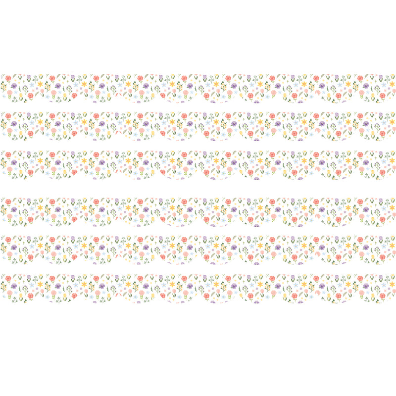 Cottagecore Die-Cut Border Trim, 35 Feet Per Pack, 6 Packs