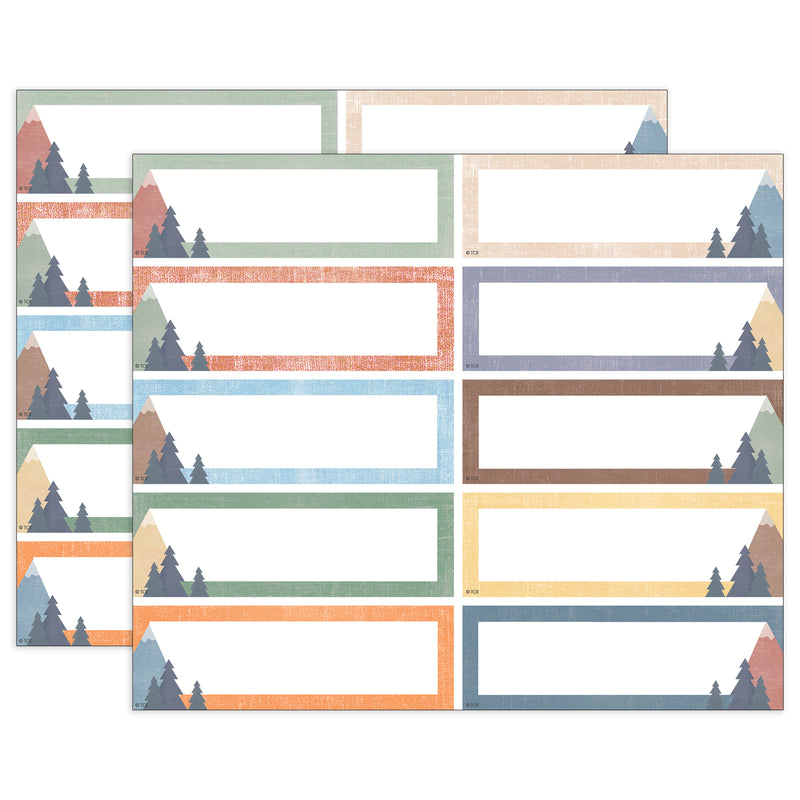 Moving Mountains Magnetic Labels Accents, 20 Per Pack, 2 Packs