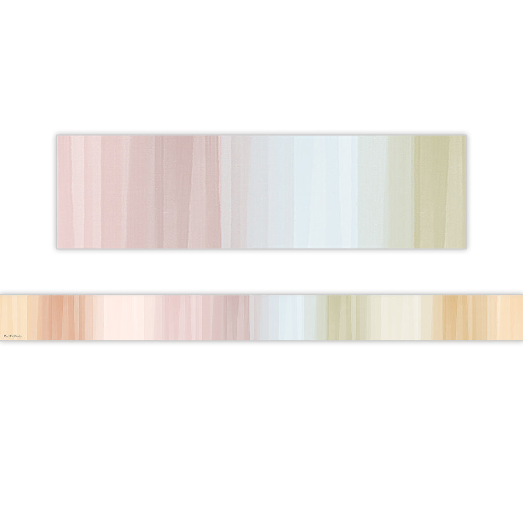 Cool Tones Straight Border Trim