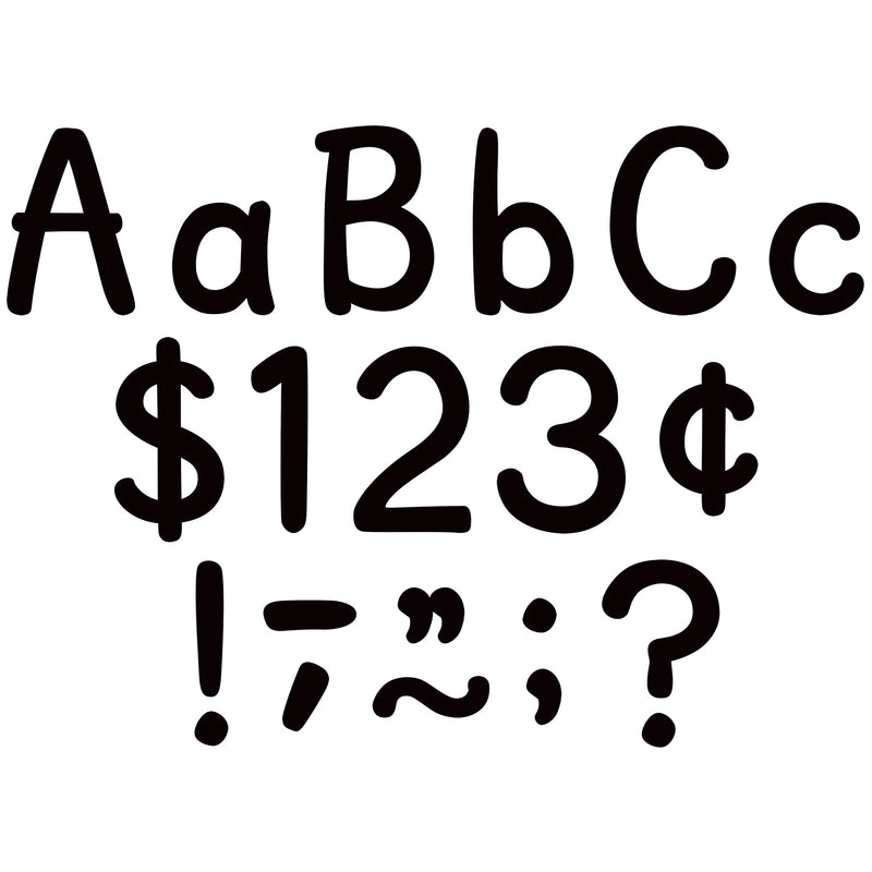 Black 4in Modern Letters Combo Pk Classic