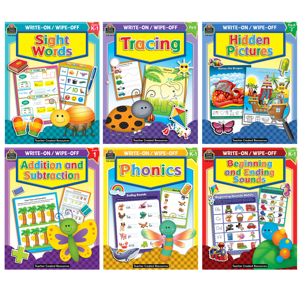 Phonics Math Activity Book Set