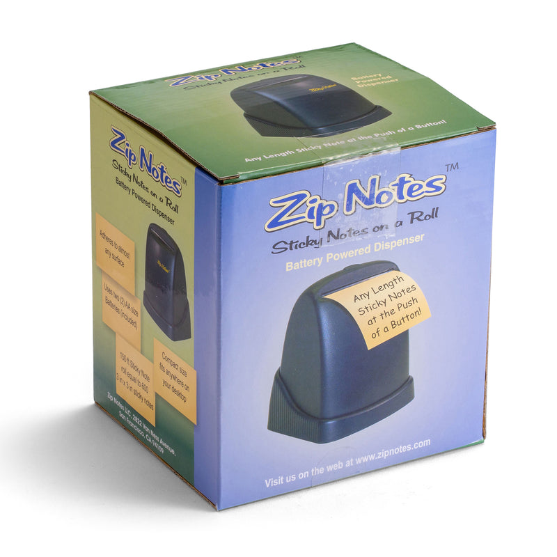 Zip Notes Battery-Operated Executive Dispenser, Blue