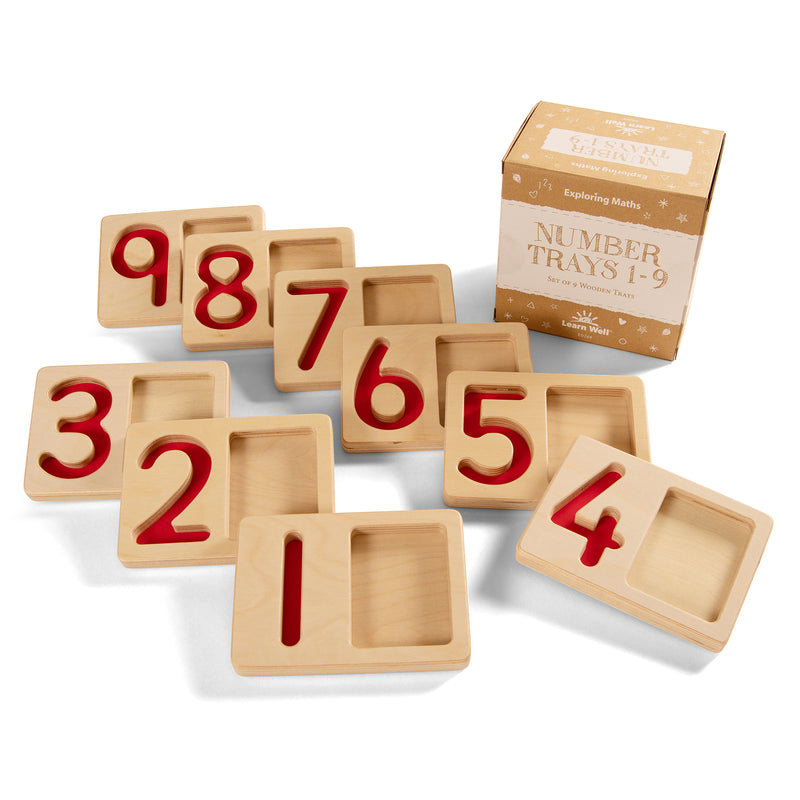 Number Trays 1-9