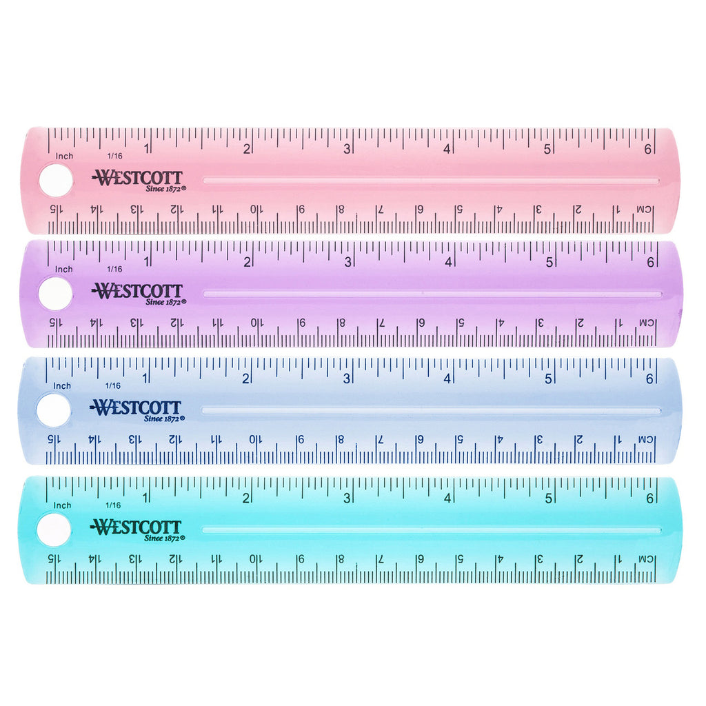 Plastic Ruler 6 In