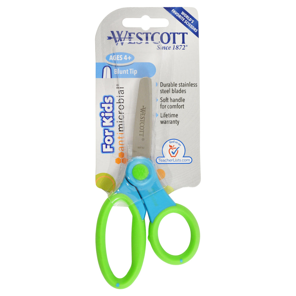 Microban 5in Ultra Soft Handle Scissor Blunt