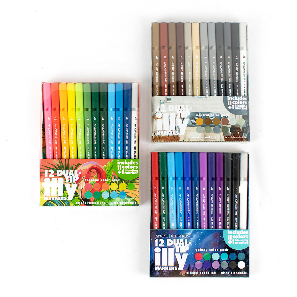 Dual Tip Illy Markers 36-Pack