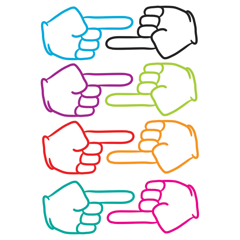 Die Cut Magnets Pointing Fingers